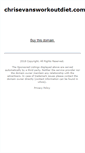 Mobile Screenshot of chrisevansworkoutdiet.com